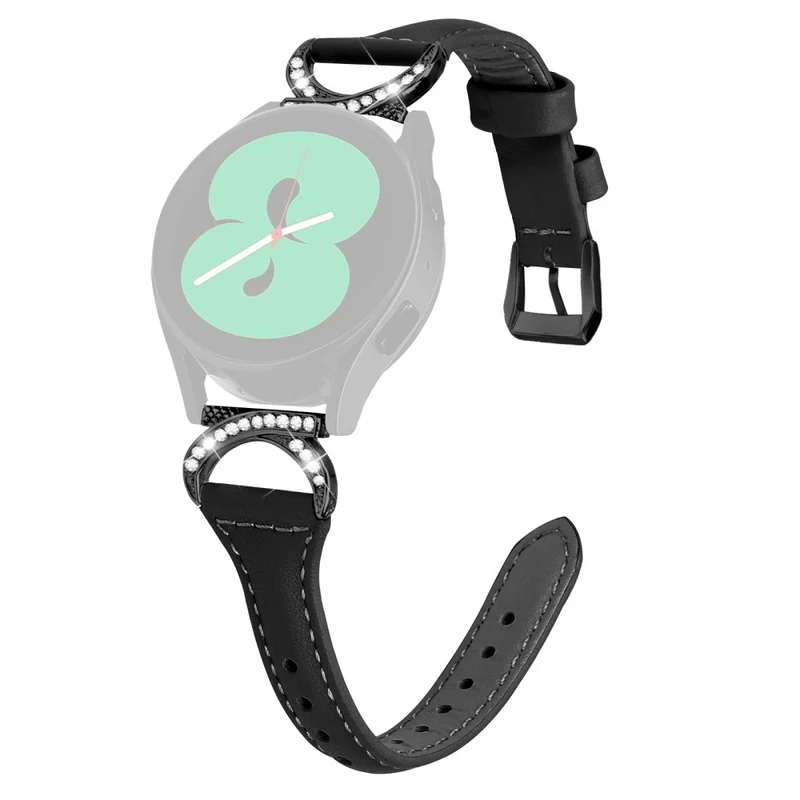 Samsung Smartwatch Echtes Leder Und Strass Universell Armband