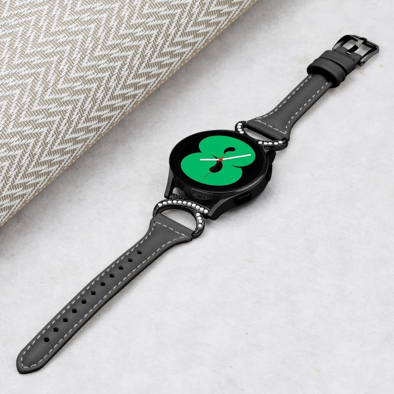 Samsung Smartwatch Echtes Leder Und Strass Universell Armband