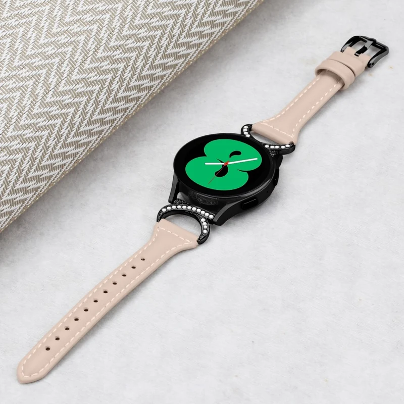 Samsung Smartwatch Echtes Leder Und Strass Universell Armband