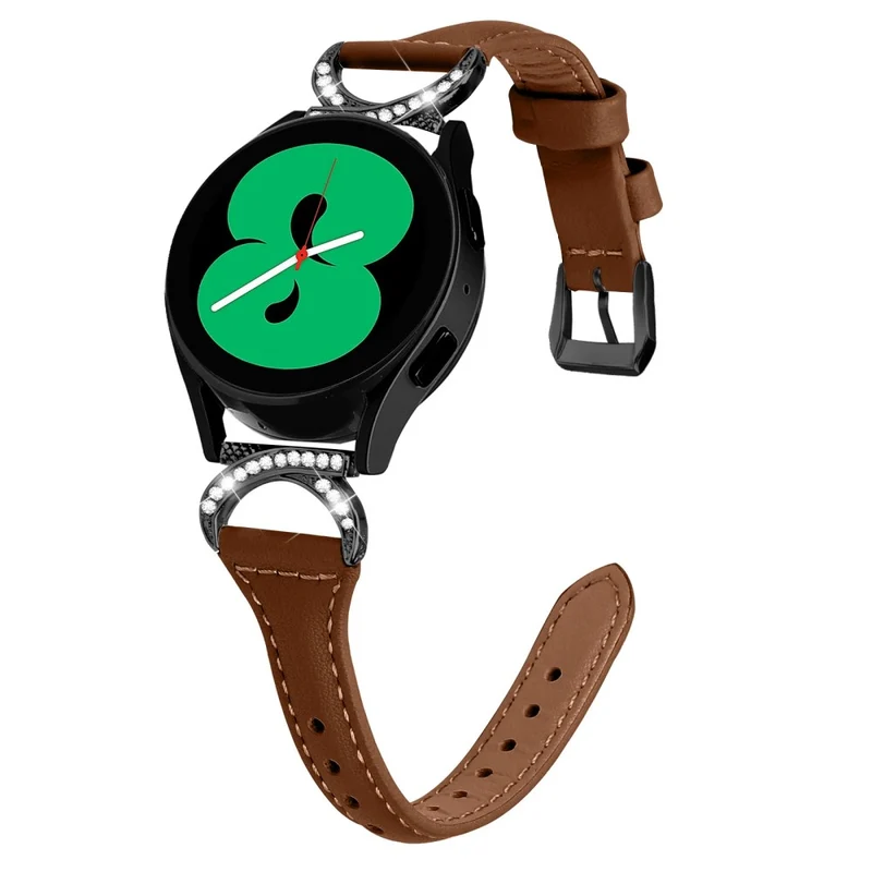 Samsung Smartwatch Echtes Leder Und Strass Universell Armband