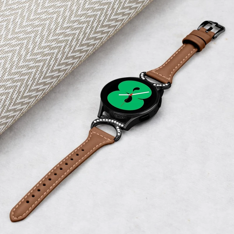 Samsung Smartwatch Echtes Leder Und Strass Universell Armband