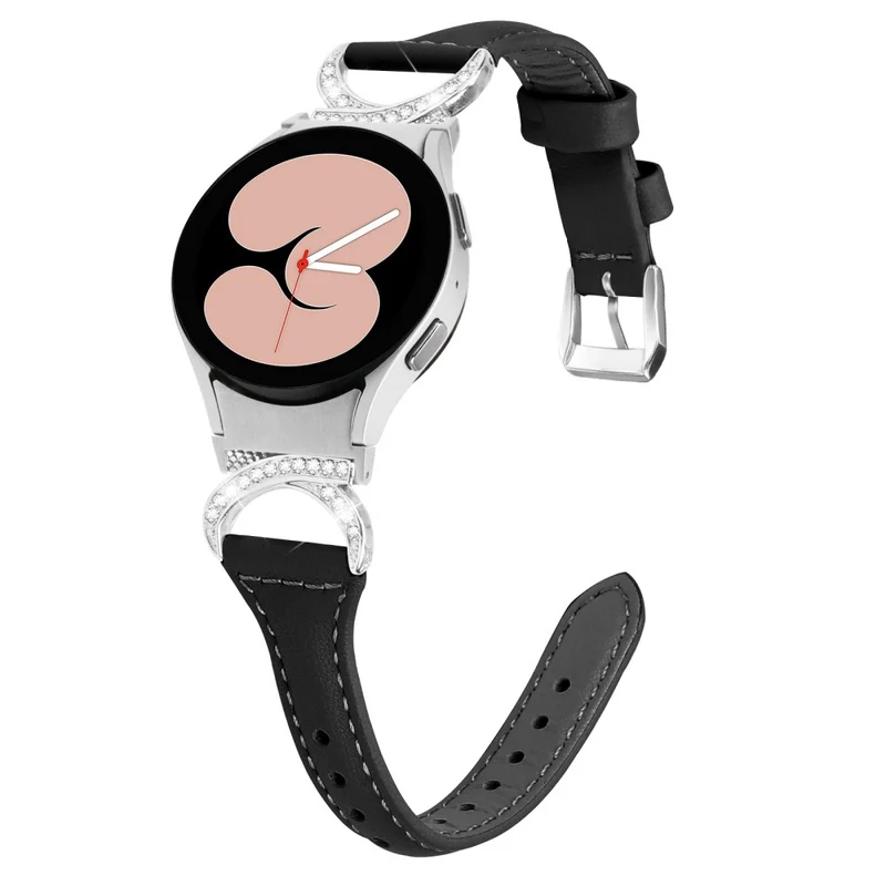 Samsung Smartwatch Echtes Leder Und Strass Universell Armband