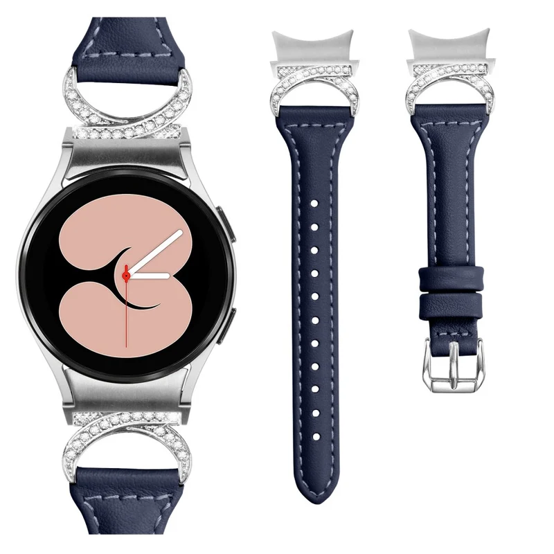 Samsung Smartwatch Echtes Leder Und Strass Universell Armband