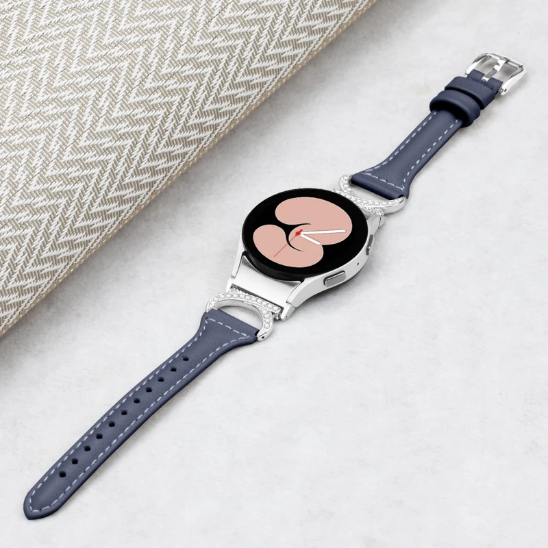 Samsung Smartwatch Echtes Leder Und Strass Universell Armband