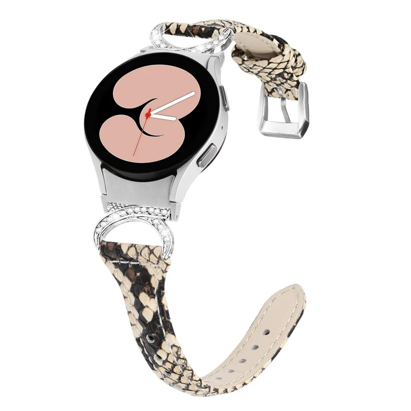 Samsung Smartwatch Echtes Leder Und Strass Universell Armband