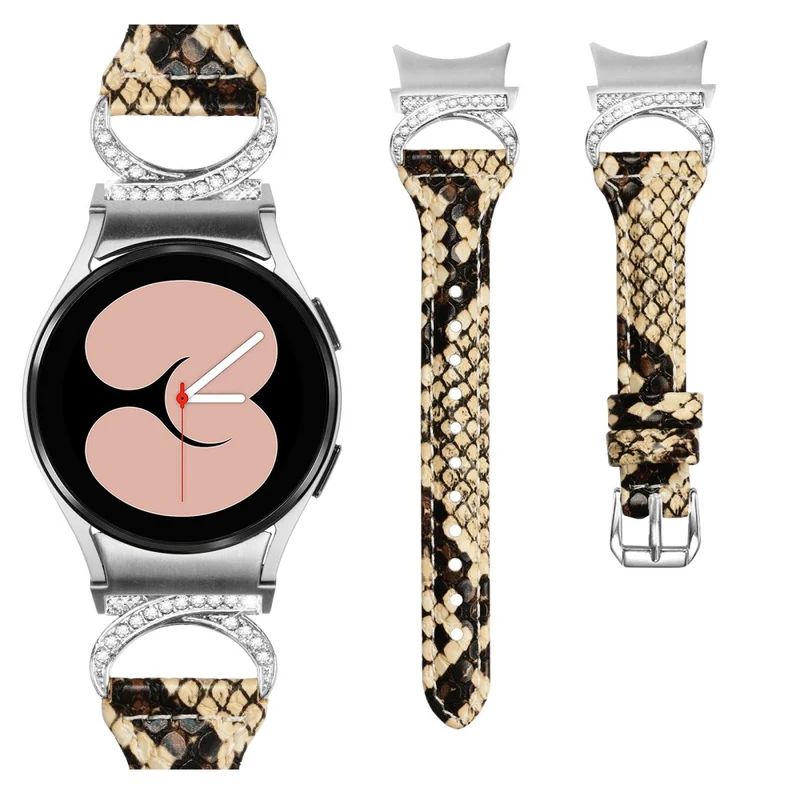 Samsung Smartwatch Echtes Leder Und Strass Universell Armband