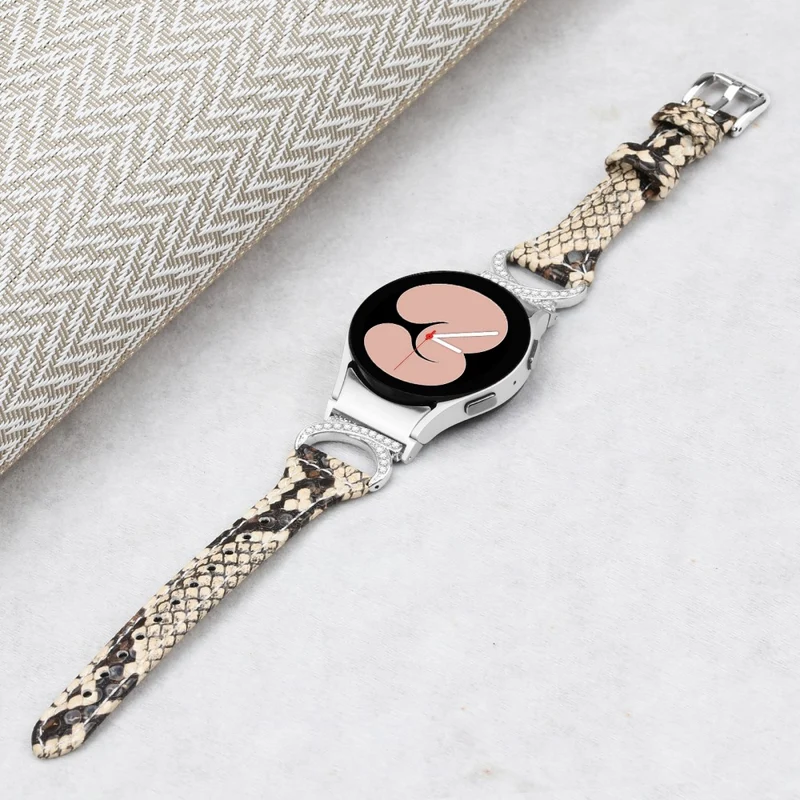Samsung Smartwatch Echtes Leder Und Strass Universell Armband
