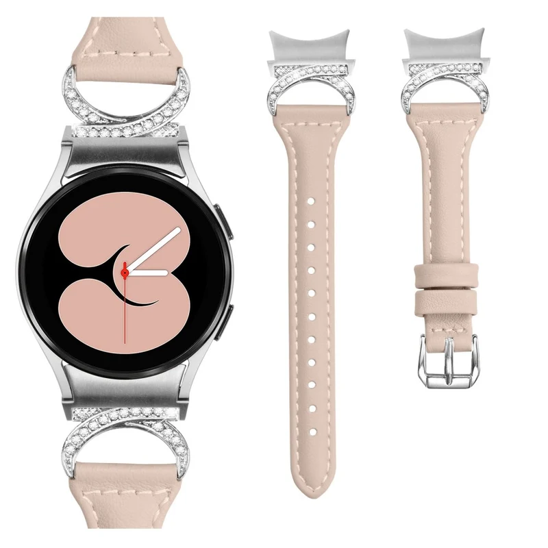 Samsung Smartwatch Echtes Leder Und Strass Universell Armband