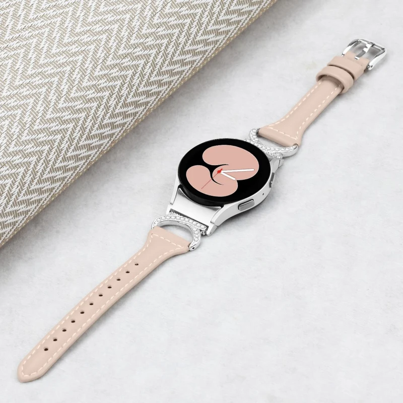 Samsung Smartwatch Echtes Leder Und Strass Universell Armband