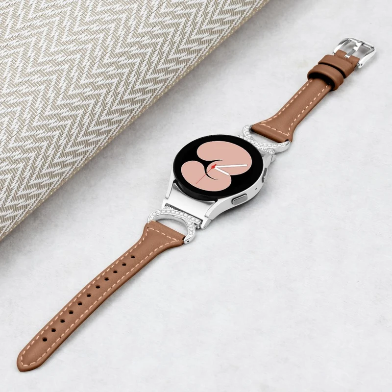 Samsung Smartwatch Echtes Leder Und Strass Universell Armband