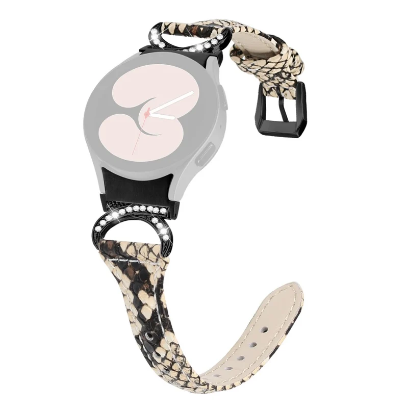 Samsung Smartwatch Echtes Leder Und Strass Universell Armband