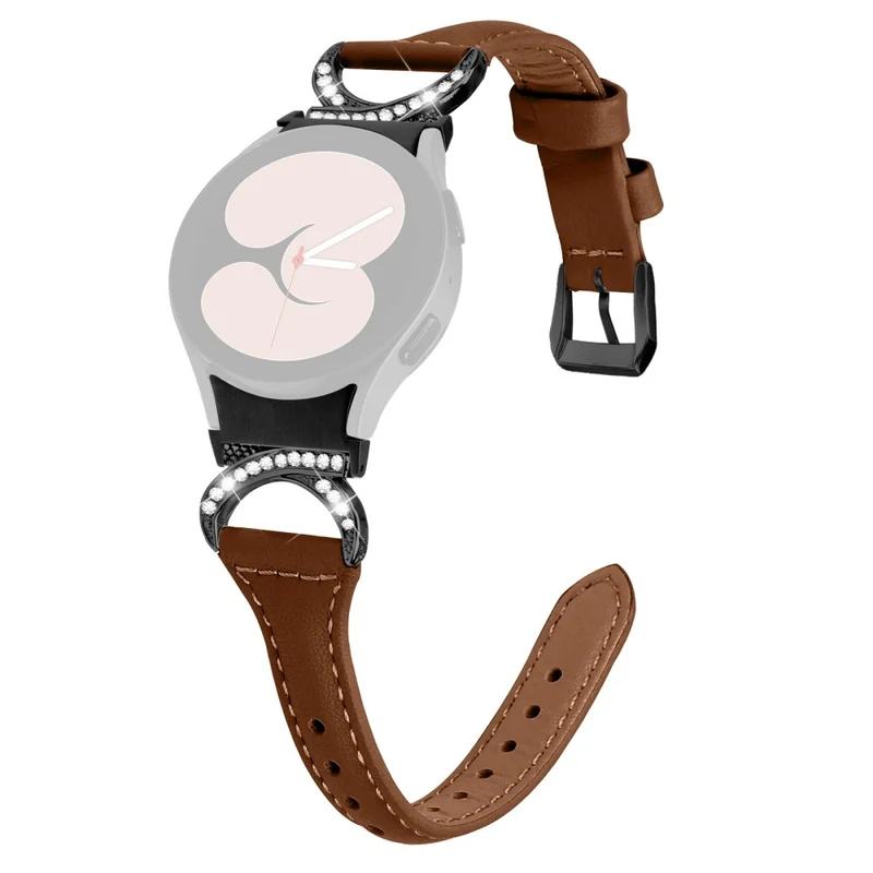 Samsung Smartwatch Echtes Leder Und Strass Universell Armband