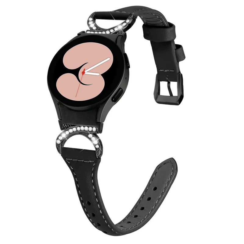 Samsung Smartwatch Echtes Leder Und Strass Universell Armband