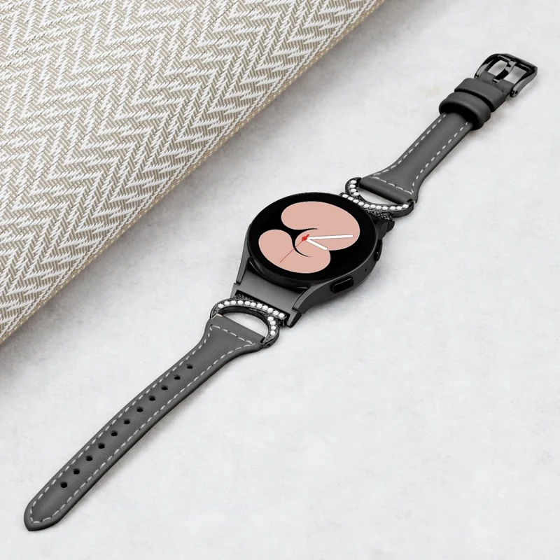 Samsung Smartwatch Echtes Leder Und Strass Universell Armband