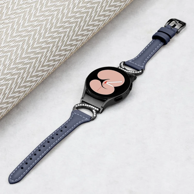 Samsung Smartwatch Echtes Leder Und Strass Universell Armband