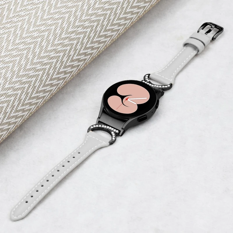 Samsung Smartwatch Echtes Leder Und Strass Universell Armband