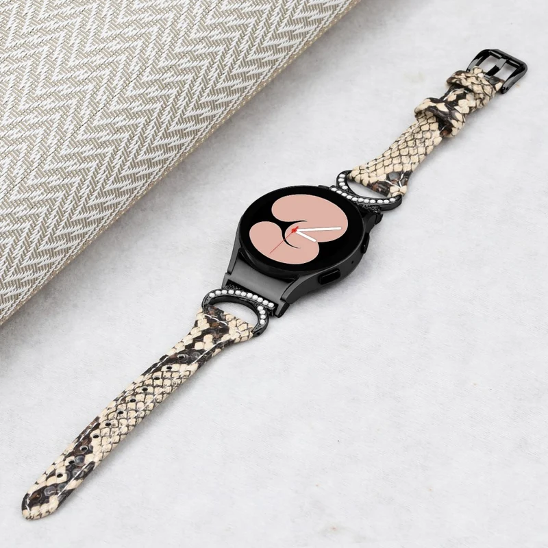 Samsung Smartwatch Echtes Leder Und Strass Universell Armband