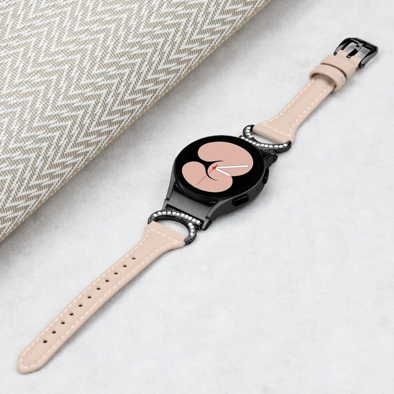 Samsung Smartwatch Echtes Leder Und Strass Universell Armband
