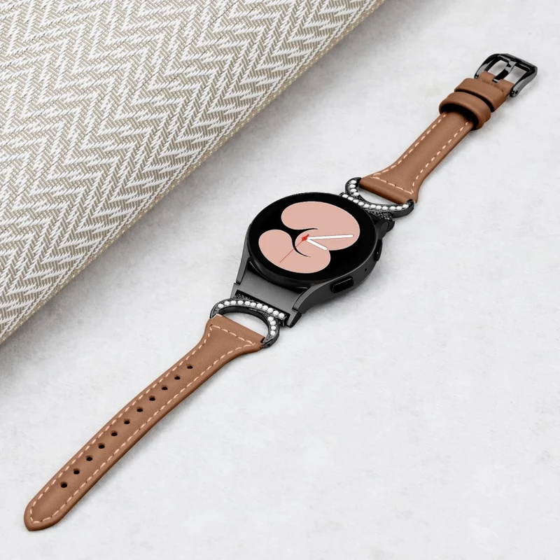 Samsung Smartwatch Echtes Leder Und Strass Universell Armband