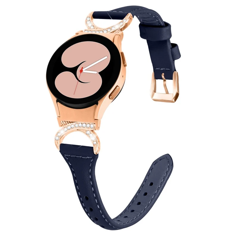 Samsung Smartwatch Echtes Leder Und Strass Universell Armband