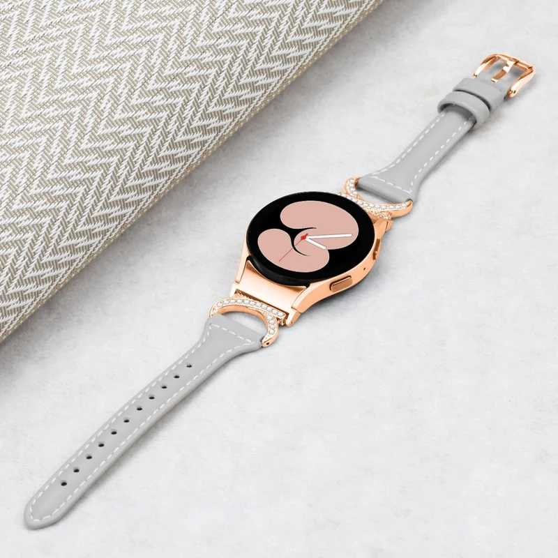 Samsung Smartwatch Echtes Leder Und Strass Universell Armband