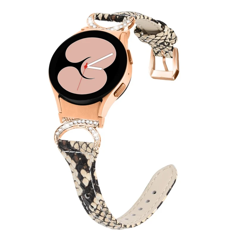 Samsung Smartwatch Echtes Leder Und Strass Universell Armband