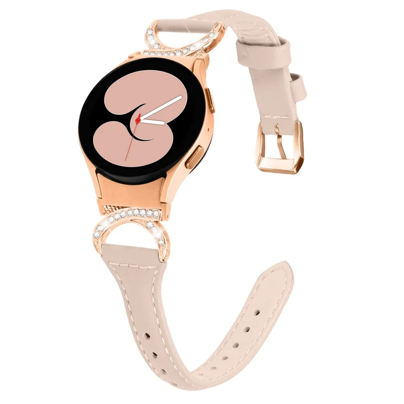 Samsung Smartwatch Echtes Leder Und Strass Universell Armband