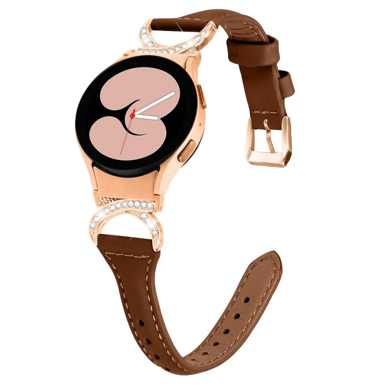 Samsung Smartwatch Echtes Leder Und Strass Universell Armband