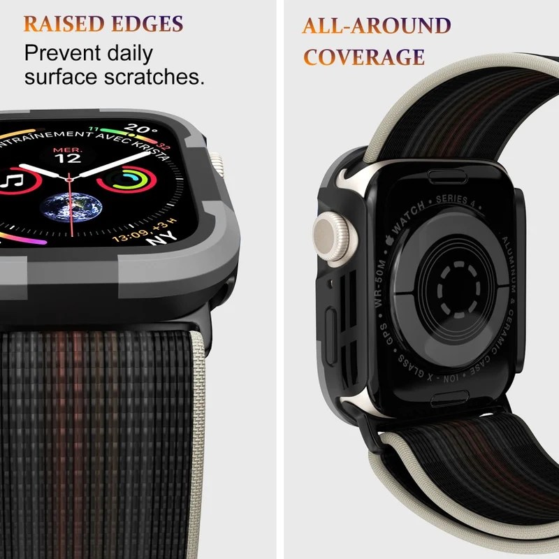 Apple Watch Series 8 (45mm) / Apple Watch Series 7 45mm Schützende Silikon / TPU Universell Bumper