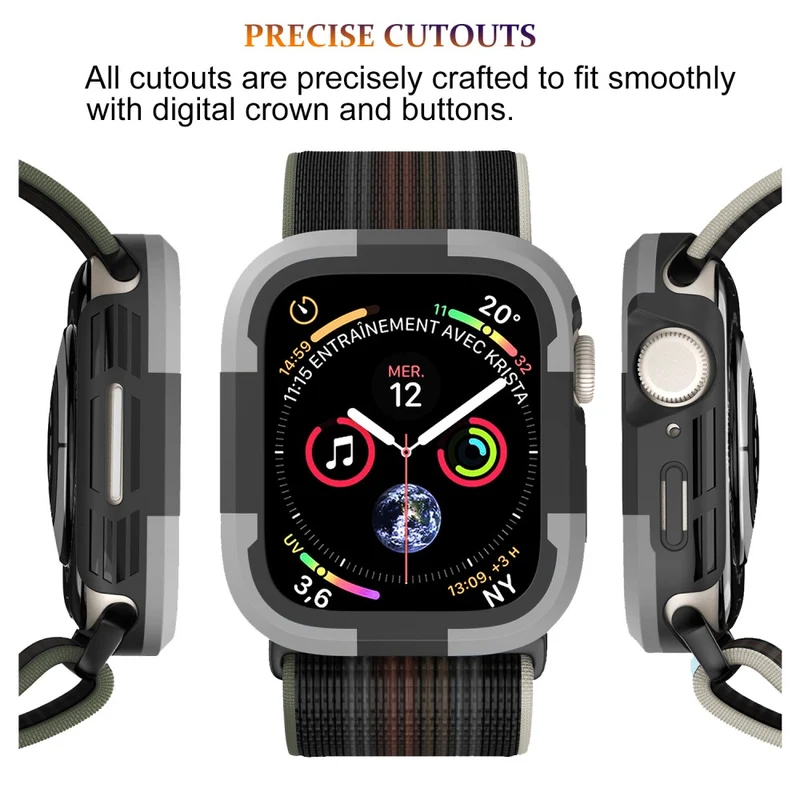 Apple Watch Series 8 (45mm) / Apple Watch Series 7 45mm Schützende Silikon / TPU Universell Bumper