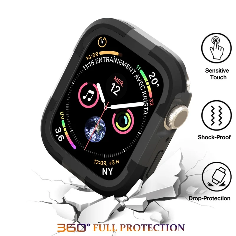Apple Watch Series 8 (45mm) / Apple Watch Series 7 45mm Schützende Silikon / TPU Universell Bumper