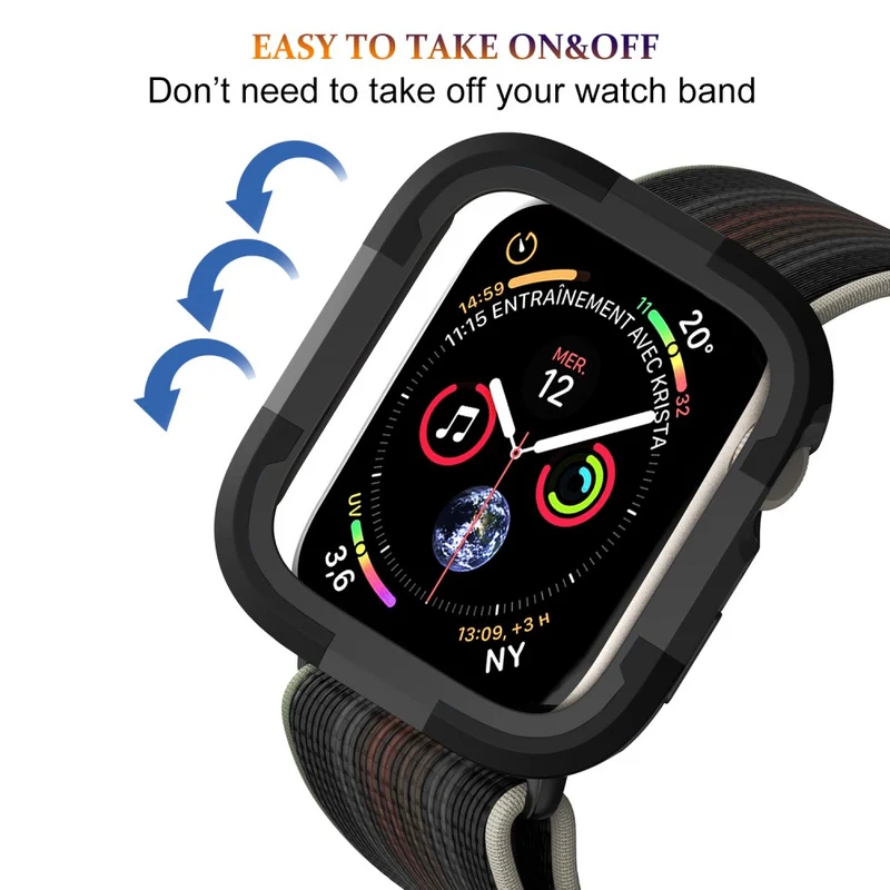 Apple Watch Series 8 (45mm) / Apple Watch Series 7 45mm Schützende Silikon / TPU Universell Bumper