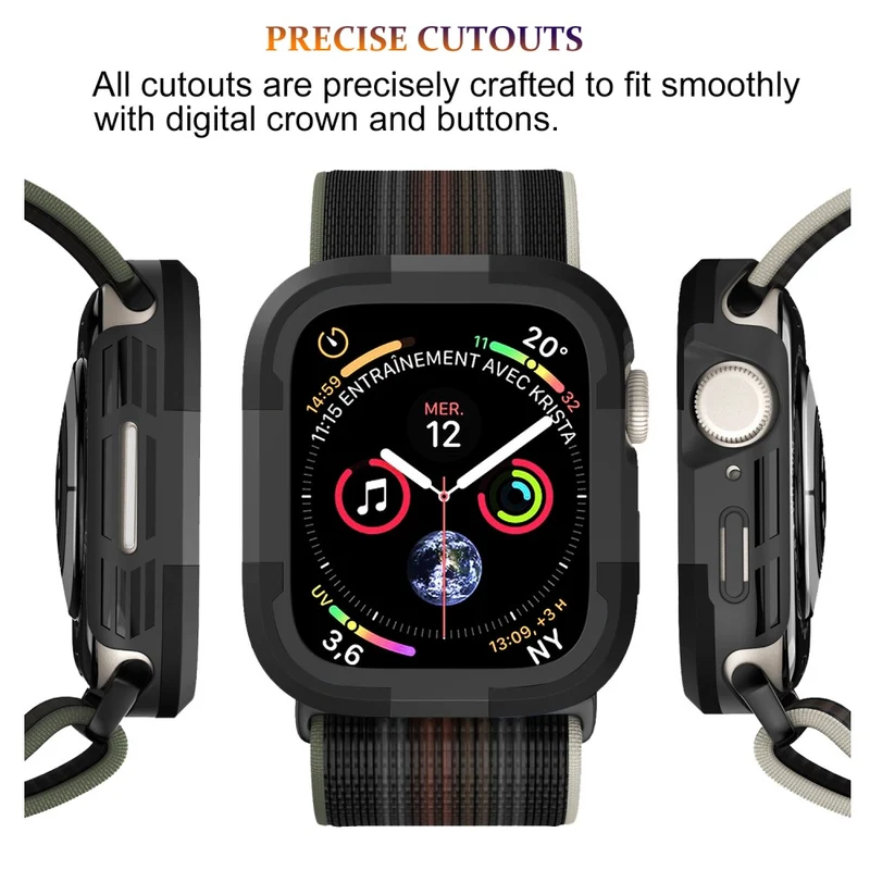 Apple Watch Series 8 (45mm) / Apple Watch Series 7 45mm Schützende Silikon / TPU Universell Bumper