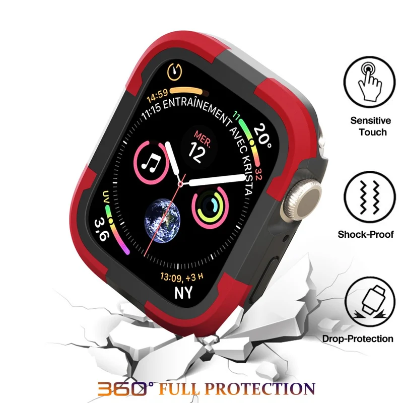 Apple Watch Series 8 (45mm) / Apple Watch Series 7 45mm Schützende Silikon / TPU Universell Bumper