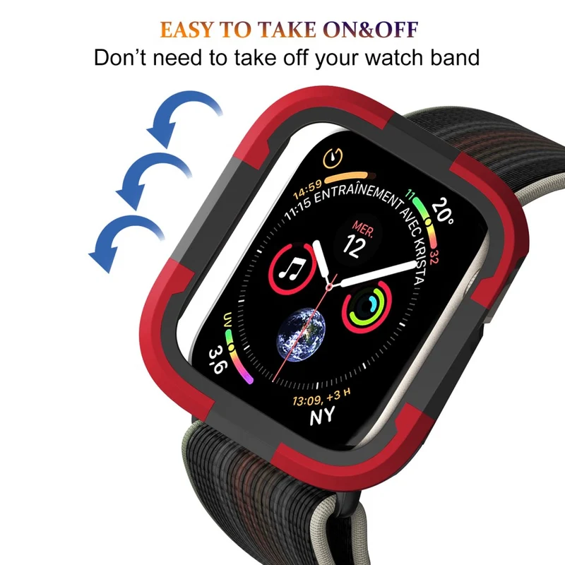 Apple Watch Series 8 (45mm) / Apple Watch Series 7 45mm Schützende Silikon / TPU Universell Bumper