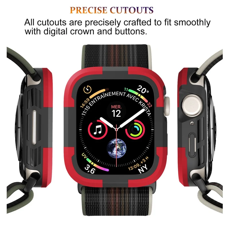 Apple Watch Series 8 (45mm) / Apple Watch Series 7 45mm Schützende Silikon / TPU Universell Bumper