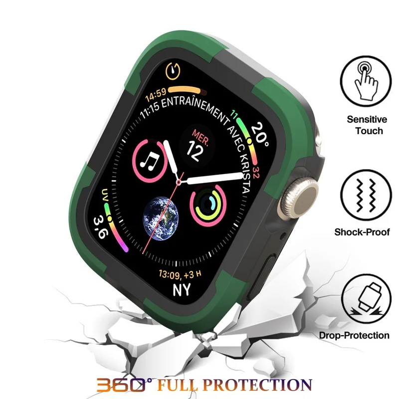 Apple Watch Series 8 (45mm) / Apple Watch Series 7 45mm Schützende Silikon / TPU Universell Bumper