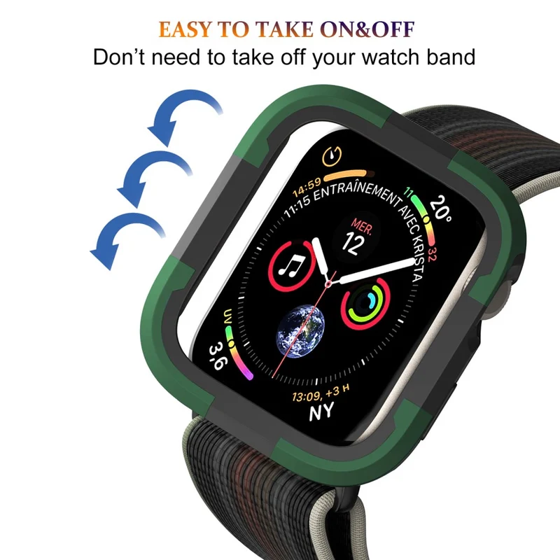 Apple Watch Series 8 (45mm) / Apple Watch Series 7 45mm Schützende Silikon / TPU Universell Bumper