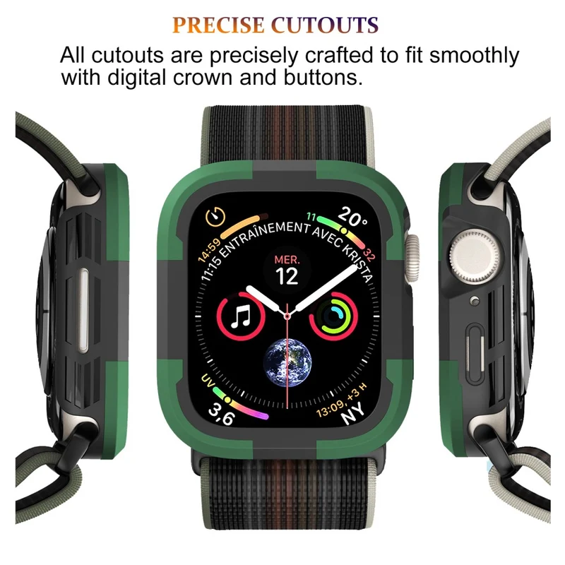 Apple Watch Series 8 (45mm) / Apple Watch Series 7 45mm Schützende Silikon / TPU Universell Bumper