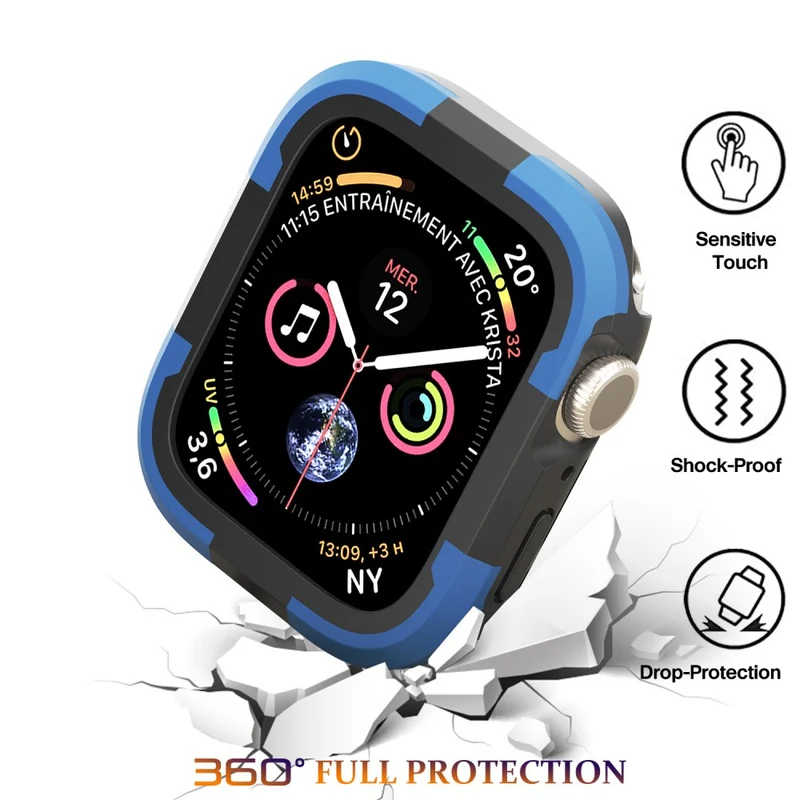 Apple Watch Series 8 (45mm) / Apple Watch Series 7 45mm Schützende Silikon / TPU Universell Bumper