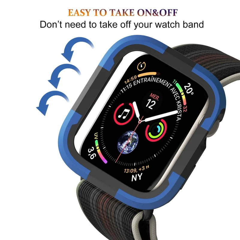 Apple Watch Series 8 (45mm) / Apple Watch Series 7 45mm Schützende Silikon / TPU Universell Bumper