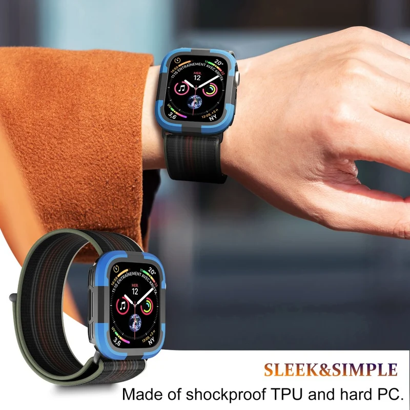 Apple Watch Series 8 (45mm) / Apple Watch Series 7 45mm Schützende Silikon / TPU Universell Bumper