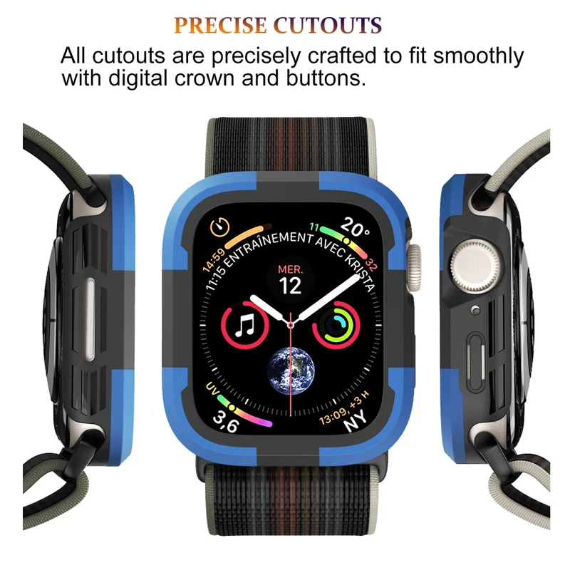 Apple Watch Series 8 (45mm) / Apple Watch Series 7 45mm Schützende Silikon / TPU Universell Bumper