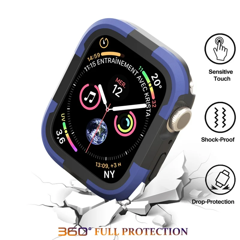 Apple Watch Series 8 (45mm) / Apple Watch Series 7 45mm Schützende Silikon / TPU Universell Bumper