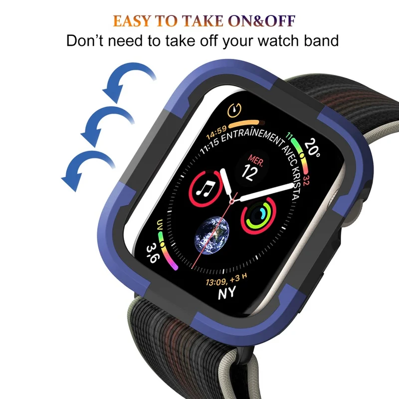 Apple Watch Series 8 (45mm) / Apple Watch Series 7 45mm Schützende Silikon / TPU Universell Bumper
