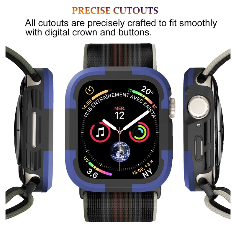 Apple Watch Series 8 (45mm) / Apple Watch Series 7 45mm Schützende Silikon / TPU Universell Bumper