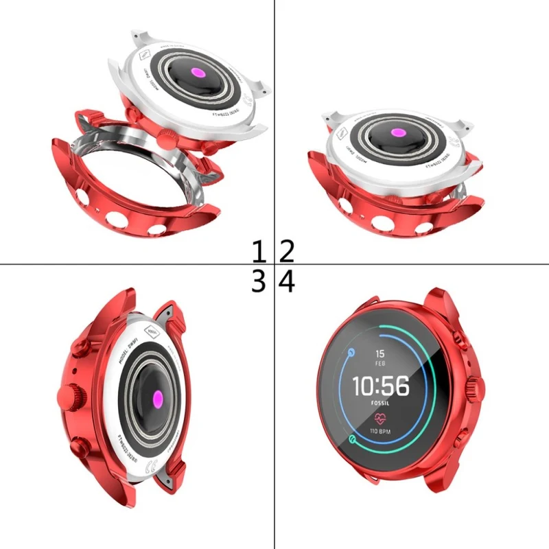 Absolut Stylisch Fossil Sport Women's (41mm) Silikon / TPU Hülle