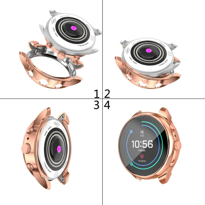Absolut Stylisch Fossil Sport Women's (41mm) Silikon / TPU Hülle