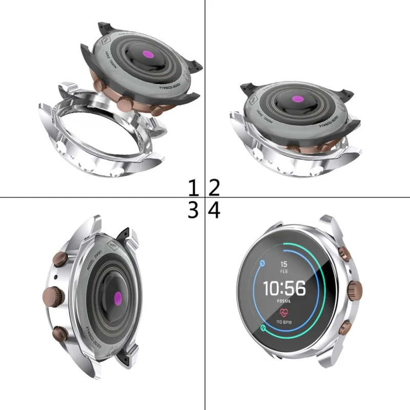 Absolut Stylisch Fossil Sport Women's (41mm) Silikon / TPU Hülle