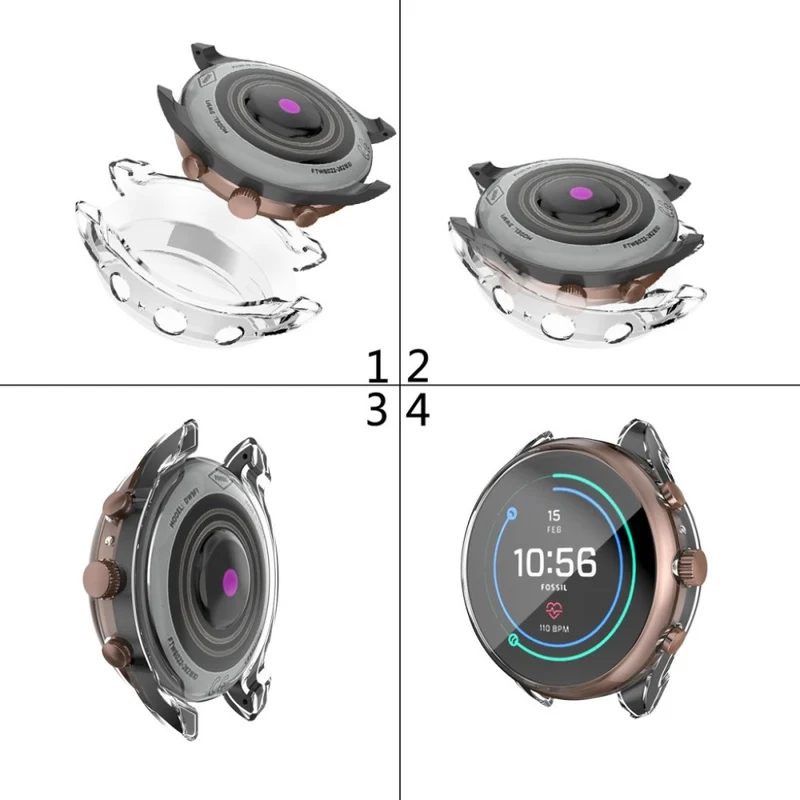 Absolut Stylisch Fossil Sport Women's (41mm) Silikon / TPU Hülle